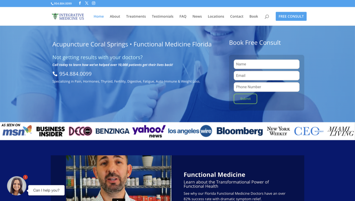 Integrative Medicine US ranking #1 on Google